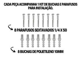 Suporte pia mão francesa grapa parafusar super reforçado 40cm 2 Un Granito- Preta Suporte pia mão francesa grapa parafusar super reforçado 40cm 2 Un Granito- Preta