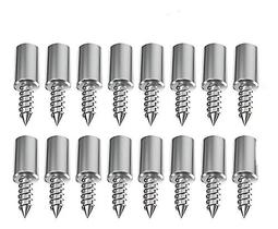 Suporte Pino De Prateleira Com Rosca Cromado - 30 Unidades - Pen Tech