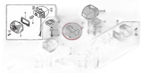 Suporte Pisca Traseiro Direito Honda Nxr 125 Bros Até 2008 Suporte Pisca Traseiro Direito Honda Nxr 125 Bros Até 2008