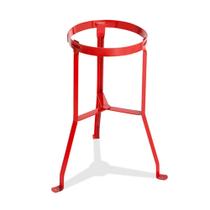 Suporte Piso Extintor Chão/Solo Pó 8 e 12 kg, Água 10L e CO2 4 e 6 kg Vermelho Resil