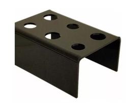 Suporte Pizza Cone Temaki Sorvete Doce Batatas 6 Furos Preto