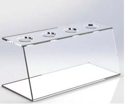 Suporte Pizza Cone Temaki Sorvete Mesa Acrílico 4 Furos