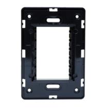 Suporte Placa 4x2 Preto N13739 PT Linha Unno ABB