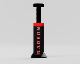 Suporte Placa De Vídeo Ajustável De 7 A 12,5cm Radeon Amd Preto