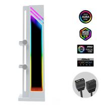 Suporte Placa de Vídeo Gpu Argb Led Infinito 5v 3pin Prata Suporte Placa de Vídeo Gpu Argb Led Infinito 5v 3pin Prata