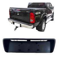 Suporte Placa Parachoque Traseiro Hilux 2005 Á 2015 Preto