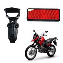 Suporte placa + refletivo olho gato xtz crosser 150 2023 2024 2025 original