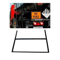 Suporte Placa Simbologia Numerologia Carga Perigosa 30x40cm Suporte Placa Simbologia Numerologia Carga Perigosa 30x40cm