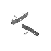 Suporte Placa Volvo FH NH Dianteira Kit