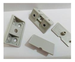 Suporte Plástico P/ Móveis 04 Furos Cinza 100 Pçs (254) Suporte Plástico P/ Móveis 04 Furos Cinza 100 Pçs (254)