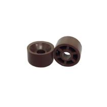 Suporte Plástico para Prateleiras 10x15mm Marrom com 100 unidades