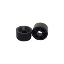 Suporte Plástico para Prateleiras 10x15mm Preto com 100 unidades