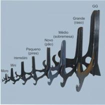 Suporte Plastico Preto Mini 4cm