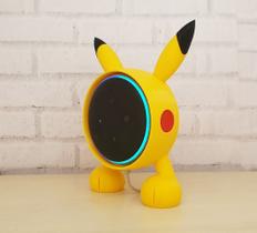Suporte Pokemon Pikachu compatível com Alexa Echo Dot 3