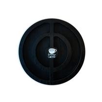 Suporte Porta 20 Cápsulas Cafe Parede Cappuccino Preto