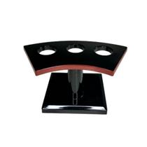 Suporte Porta 3 Temakis Comida Japonesa Oriental Preto