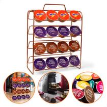 Suporte Porta 32 Cápsulas Dolce Gusto Cobre