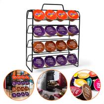 Suporte Porta 32 Cápsulas Dolce Gusto Preto Suporte Porta 32 Cápsulas Dolce Gusto Preto