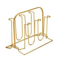 Suporte Porta 6 Copos Gold- ARTHI