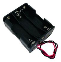 Suporte Porta 6 Pilhas Aa Com Rabicho 3x3 Para Projetos Suporte Porta 6 Pilhas Aa Com Rabicho 3x3 Para Projetos