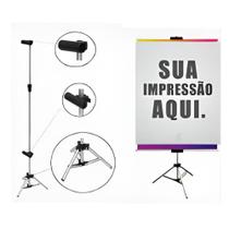 Suporte Porta Banner 2,20m c/ Garra Pedestal Tripé para fotos - Shope Brasil