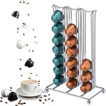 Suporte Porta Capsulas de Café Chá para 42 Cápsulas Dolce Gusto Nespresso Organizador Metal - Fratelli
