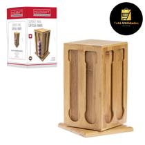 Suporte Porta Cápsulas de Café em Bambu Nespresso 22cm Hauskraft Suporte Porta Cápsulas de Café em Bambu Nespresso 22cm Hauskraft