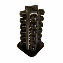 Suporte Porta Cápsulas Nespresso Vertical Giratório 24 Un Cor:Preto Suporte Porta Cápsulas Nespresso Vertical Giratório 24 Un Cor:Preto