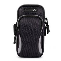 Suporte Porta Celular Braçadeira Corrida Caminhada Esportiva Cor:Cinza Suporte Porta Celular Braçadeira Corrida Caminhada Esportiva Cor:Cinza