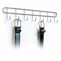 Suporte Porta Cintos Multiuso 7 Ganchos Gravatas Bolsas Roupas Aço Carbono Cromado Piva Suporte Porta Cintos Multiuso 7 Ganchos Gravatas Bolsas Roupas Aço Carbono Cromado Piva