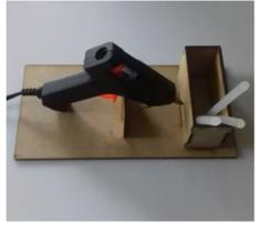 Suporte Porta Cola Quente Mdf Artesanato