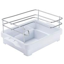 Suporte Porta Condimentos para Cozinha Branco Azeite Vinagre Sal Temperos Utimil Suporte Porta Condimentos para Cozinha Branco Azeite Vinagre Sal Temperos Utimil