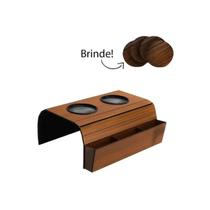 Suporte Porta Controle Remoto Tv Mdf Sofá Bandeja