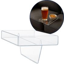 Suporte Porta Copo 20x10 Bandeja Sofá Snack Bebida Controle Remoto Pipoca Amendoim Cerveja Lanche