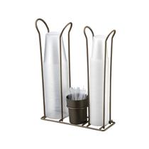 Suporte Porta Copos Descartáveis 200/50/80ml Mexedor Cor Café - 1153CF Future Suporte Porta Copos Descartáveis 200/50/80ml Mexedor Cor Café - 1153CF Future