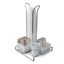 Suporte Porta Copos Descartáveis Organizador Para Café Chá Suporte Porta Copos Descartáveis Organizador Para Café Chá