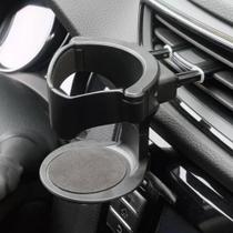 Suporte Porta Copos Latas Para Veículos Encaixe Saída De Ar Fixo Preto