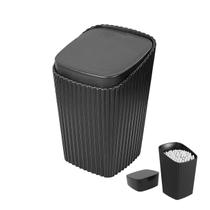 Suporte Porta Cotonete Algodão New Square Preto Pia Banheiro - 10454 Coza