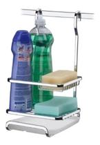 Suporte Porta Detergente Sabão Esponja P/ Pendurar Cromado