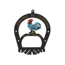 Suporte Porta Espetos modelo Galo Aluminio Fundido