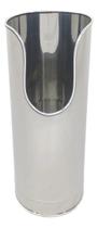 suporte porta extintor grande de aço inox 20x50