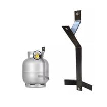 Suporte Porta Gas De Parede Com Trava Antifurto Organizador Suporte Porta Gas De Parede Com Trava Antifurto Organizador