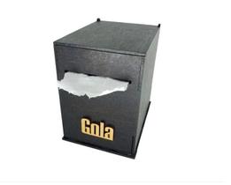 Suporte Porta Gola Higiênica Para Barbearia Madeira Mdf Top