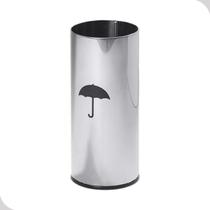 Suporte Porta Guarda Chuva Cesto Aço Inox Resistente Ilustrado