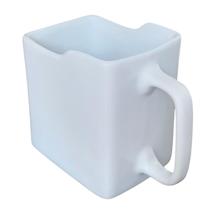 Suporte Porta Leite Caixinha Retangular -Porcelana Branca(2)