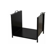 Suporte Porta Lenha E Madeira Em Aço Carbono 39X38X35Cm. - qualidade superior Suporte Porta Lenha E Madeira Em Aço Carbono 39X38X35Cm. - qualidade superior