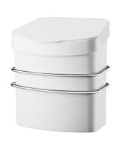 Suporte Porta Lixeira 2,5 Litros Com Ventosa Cozinha Cromado - 4022bc Future Suporte Porta Lixeira 2,5 Litros Com Ventosa Cozinha Cromado - 4022bc Future