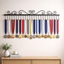 Suporte Porta Medalhas Ferro Decoração Parede Cor Gancho Reto Suporte Porta Medalhas Ferro Decoração Parede Cor Gancho Reto