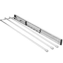 Suporte Porta Pano de Prato Triplo com Corrediças Deslizantes Masutti Copat em Aço Carbono