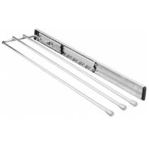 Suporte Porta Pano de Prato Triplo com Corrediças Deslizantes Masutti Copat em Aço Carbono